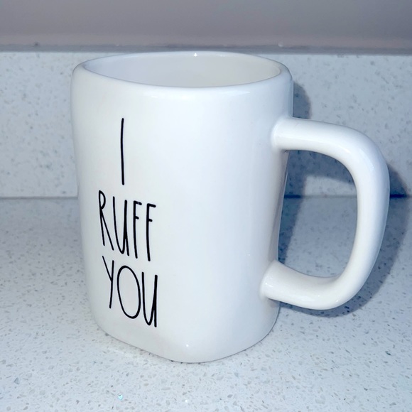 ❗️RAE DUNN I RUFF YOU VALENTINES DAY PET MODERN FARMHOUSE COFFEE TEA MUG - Picture 2 of 3